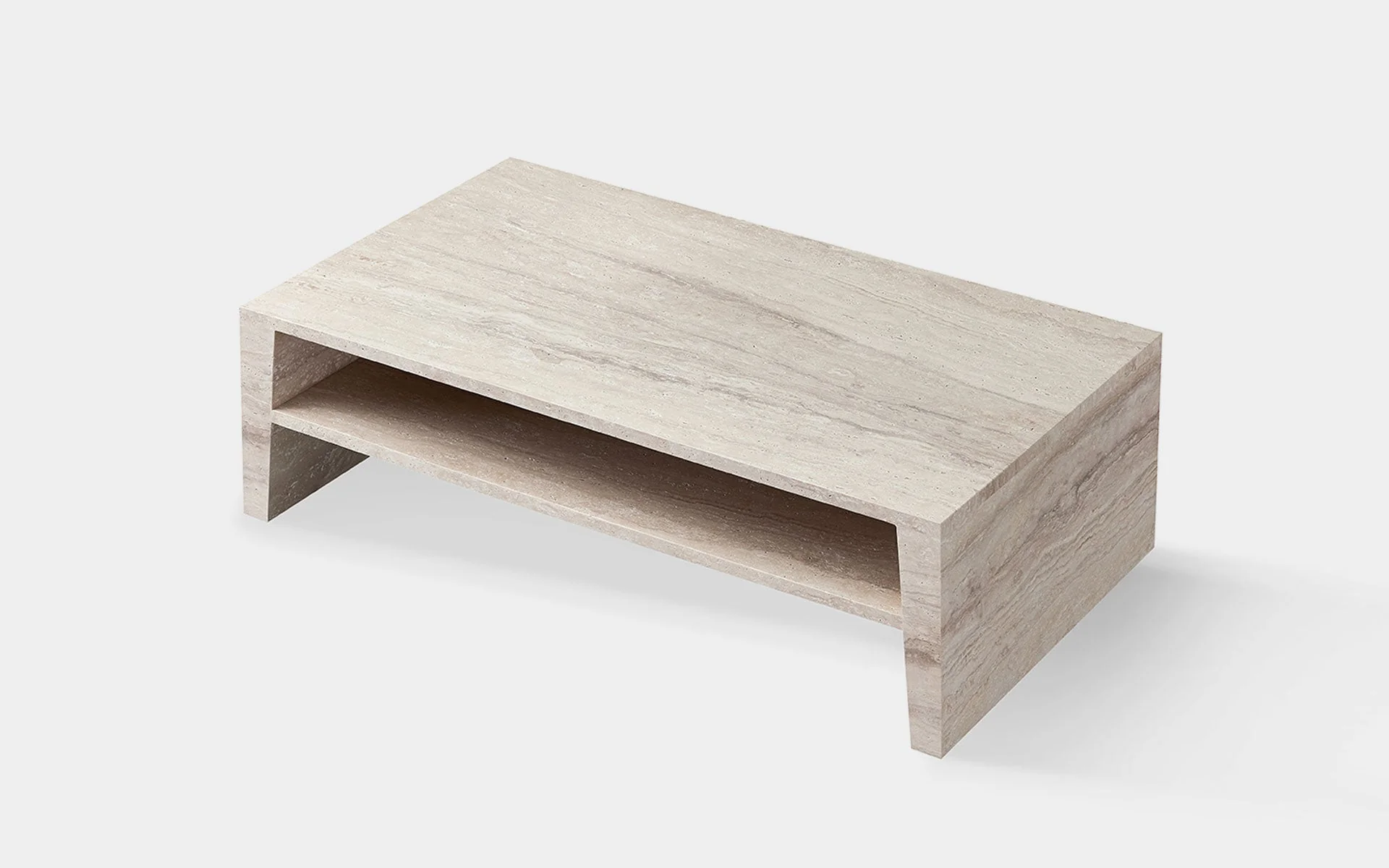 Jonquil Travertine Rectangle Coffee Table - Image 12