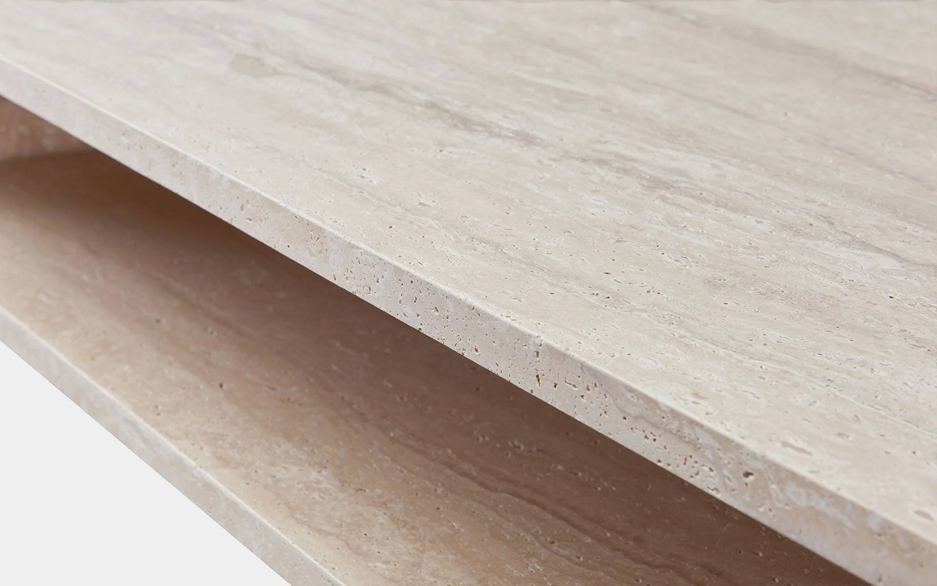Jonquil Travertine Rectangle Coffee Table - Image 15