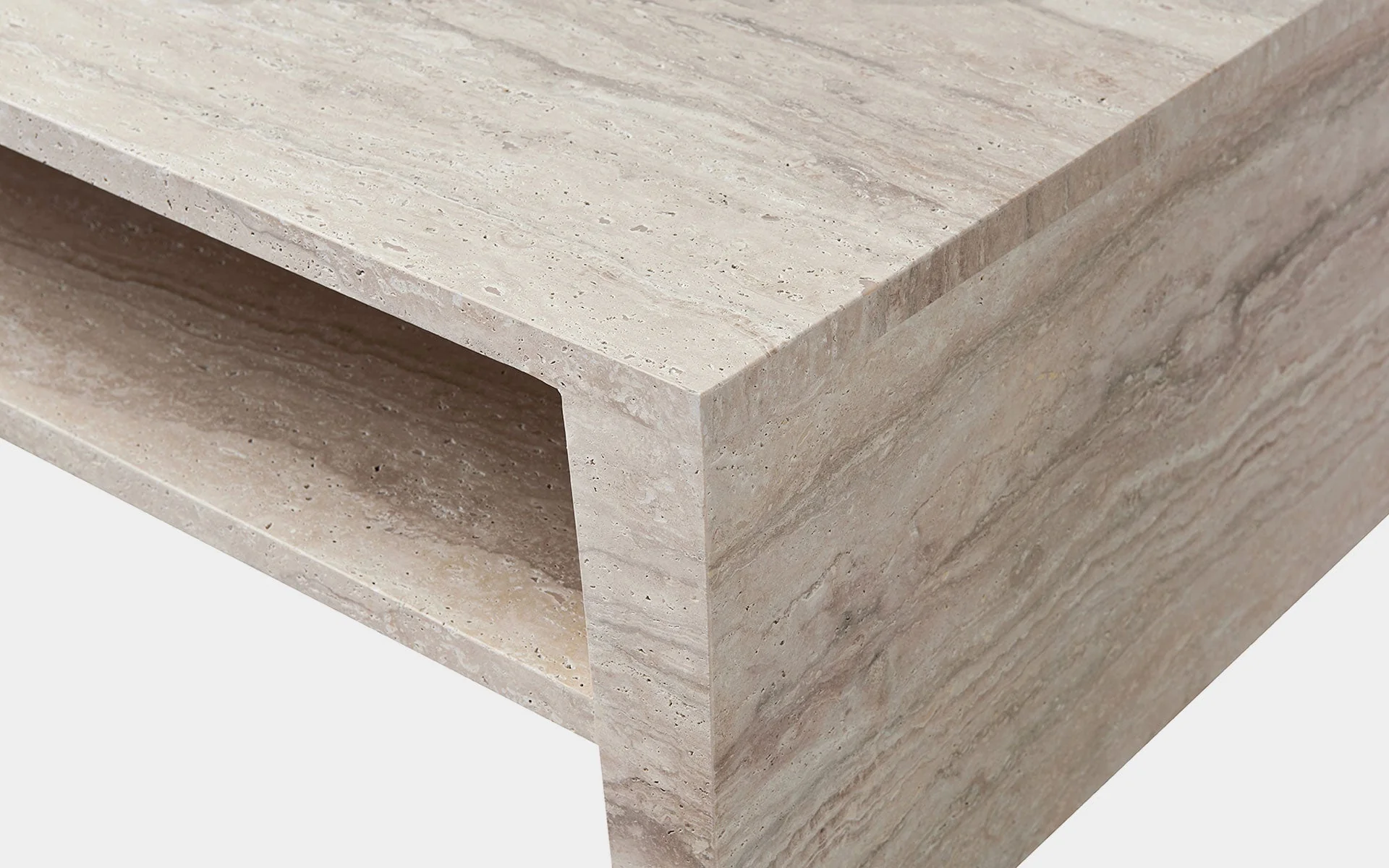 Jonquil Travertine Rectangle Coffee Table - Image 16