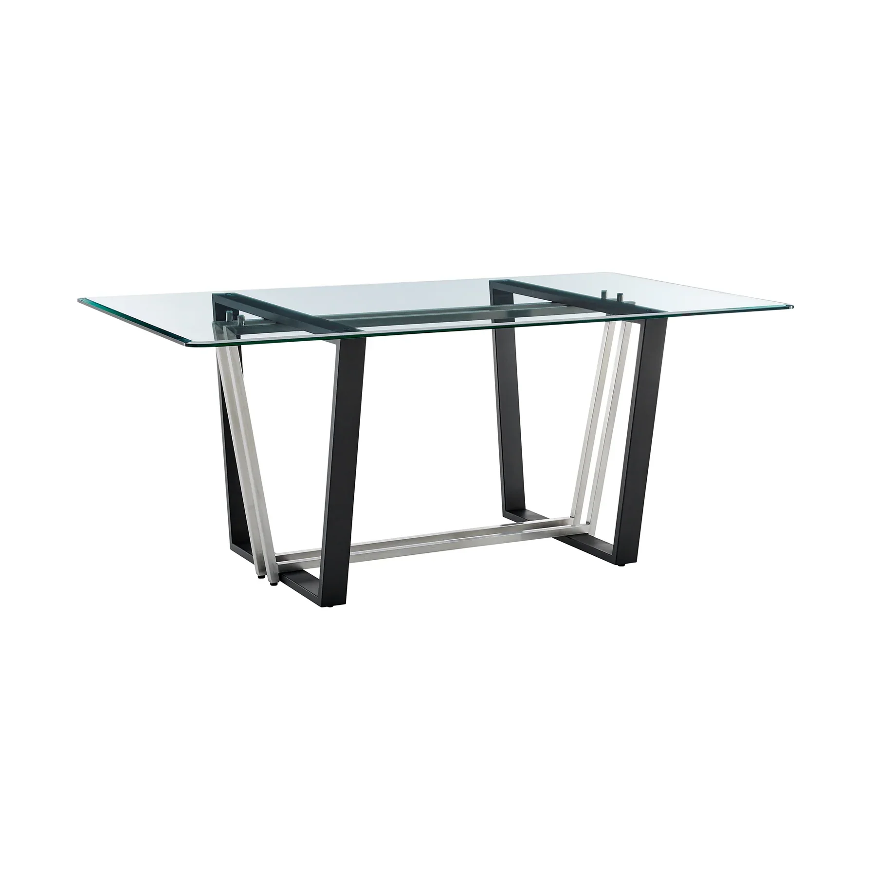 Kai Rectangular Glass Dining Table - Image 14