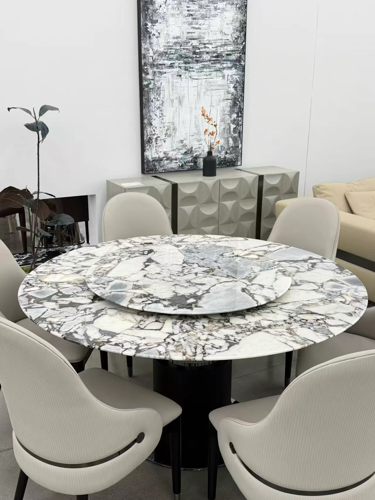 Koi Marble Round Table - Image 6