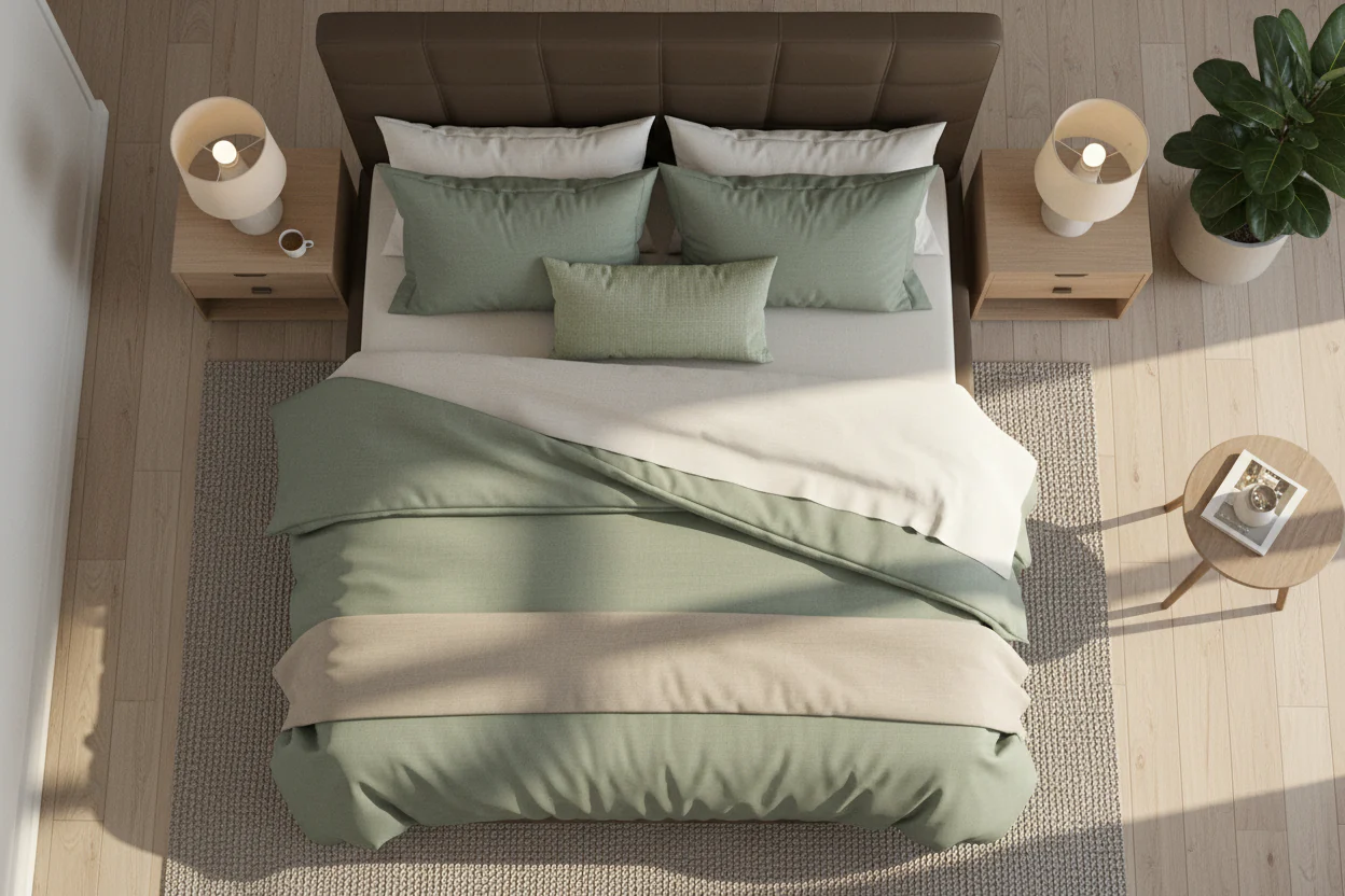 Lauren Leather Platform Bed - Image 5