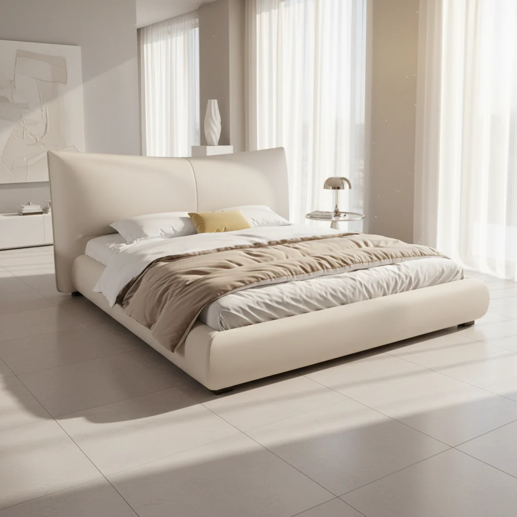 Lavelle Leather Upholstered Bed - Image 2