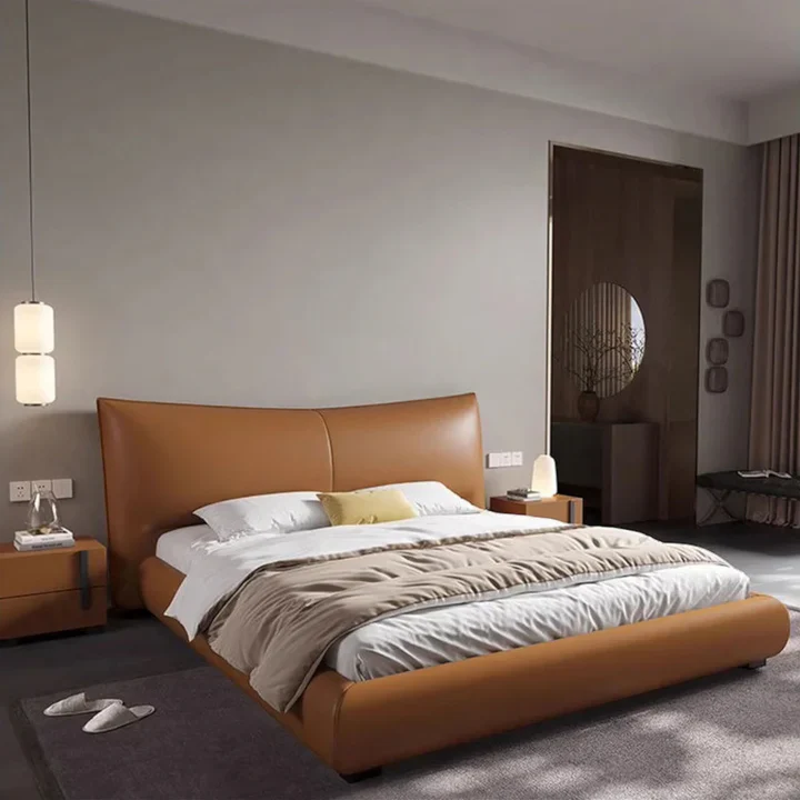Lavelle Leather Upholstered Bed - Image 6
