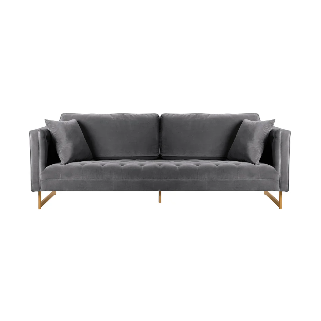 Lenox Velvet Sofa - Image 13