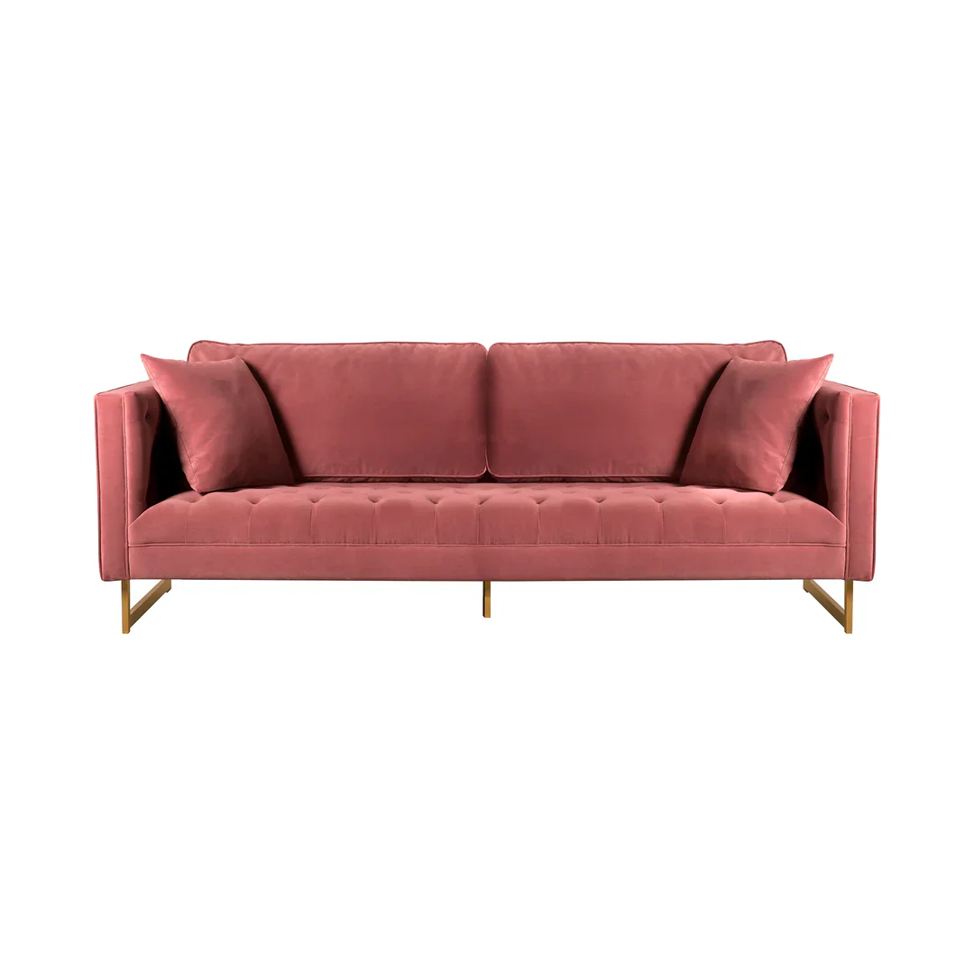 Lenox Velvet Sofa - Image 8