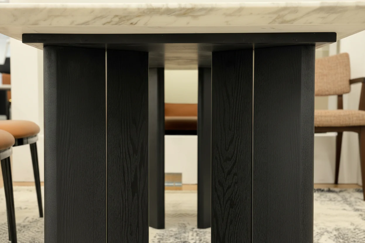 Linea Marble Dining Table - Image 6