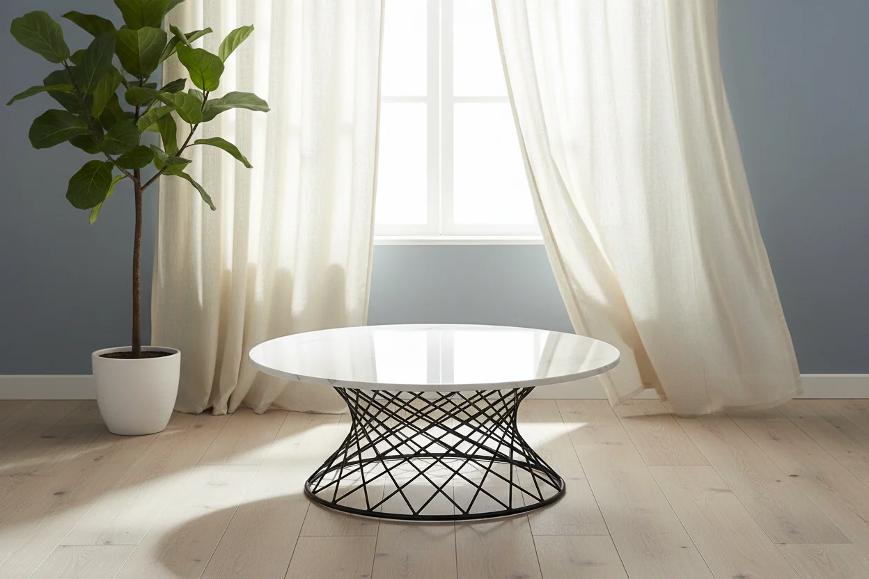 Loxley Marble-Top Coffee Table - Image 6