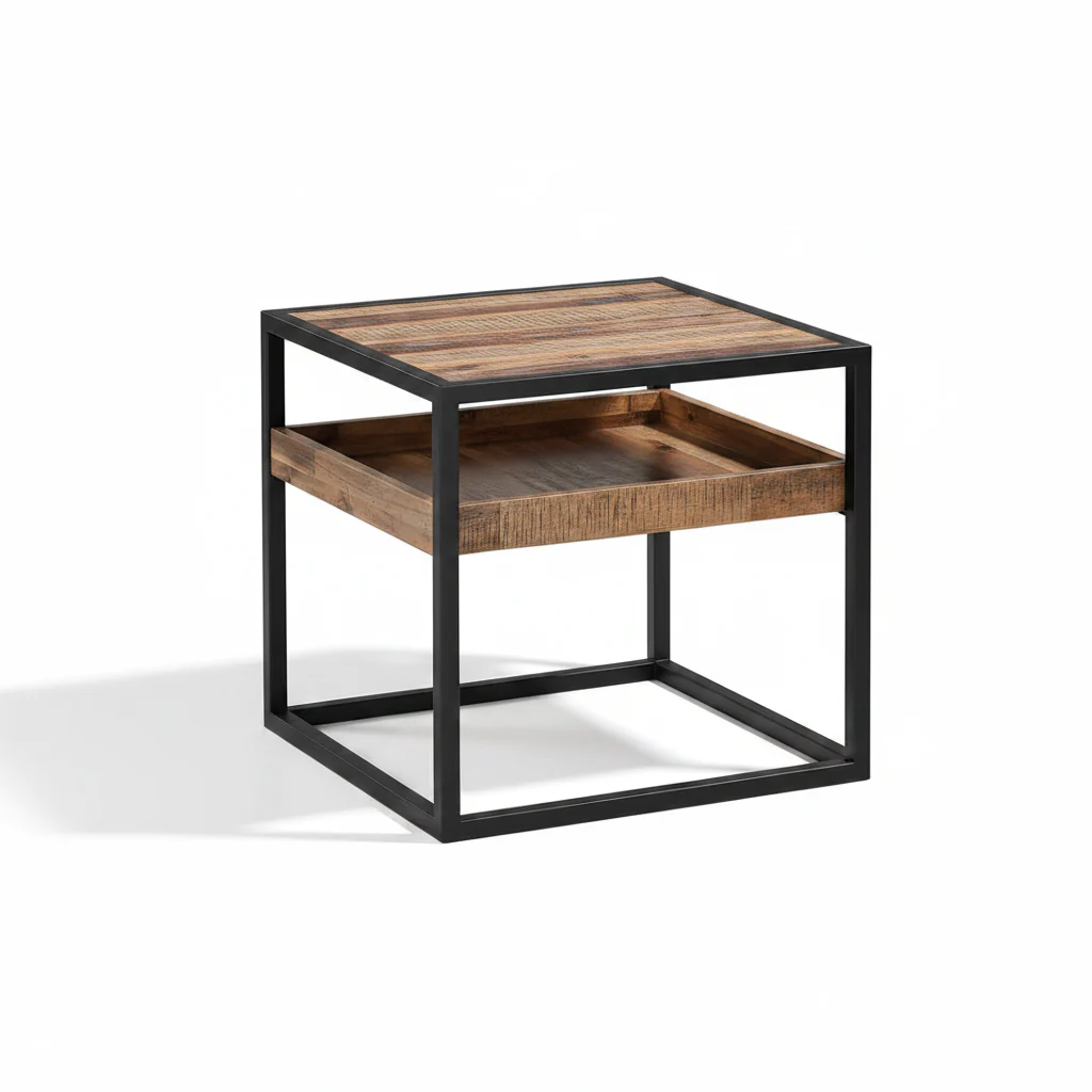 Ludgate Industrial Rustic Side Table