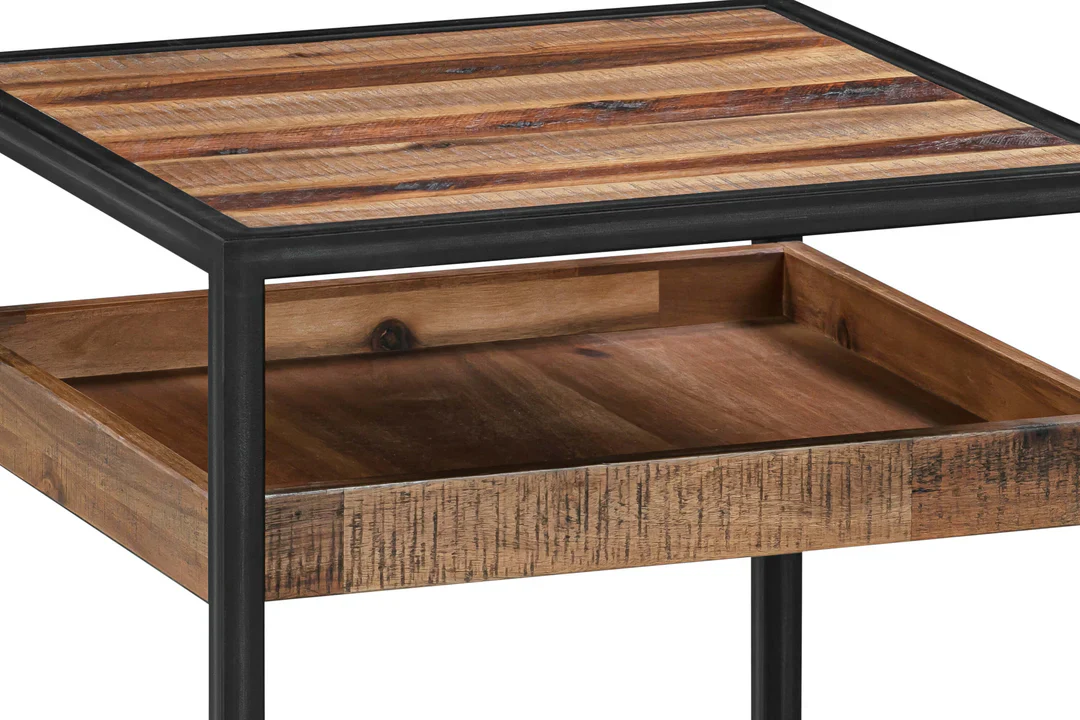 Ludgate Industrial Rustic Side Table - Image 12