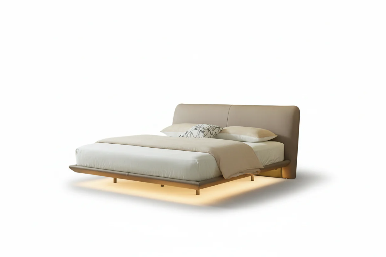 LumiGlow Platform Bed