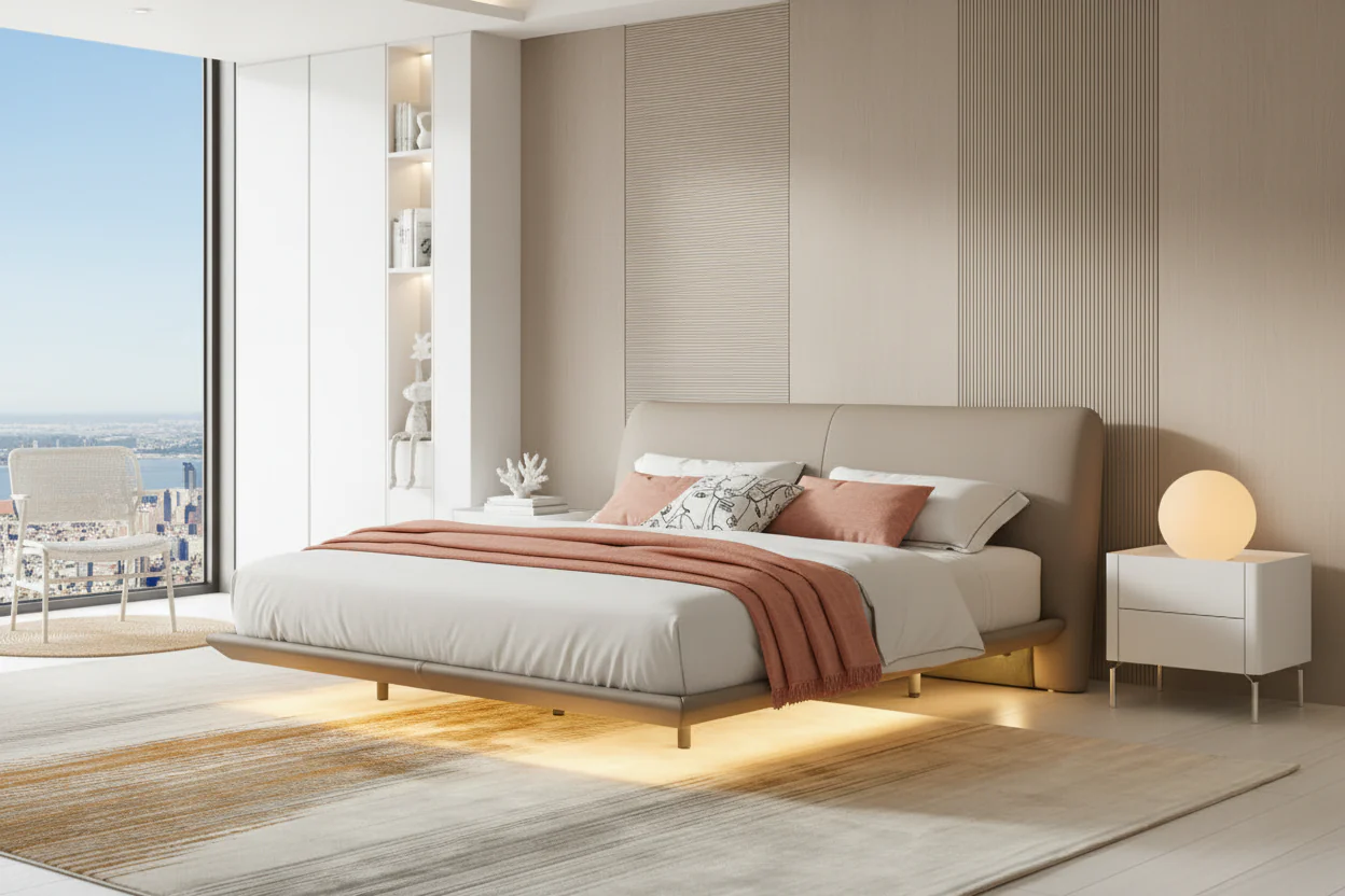 LumiGlow Platform Bed - Image 9