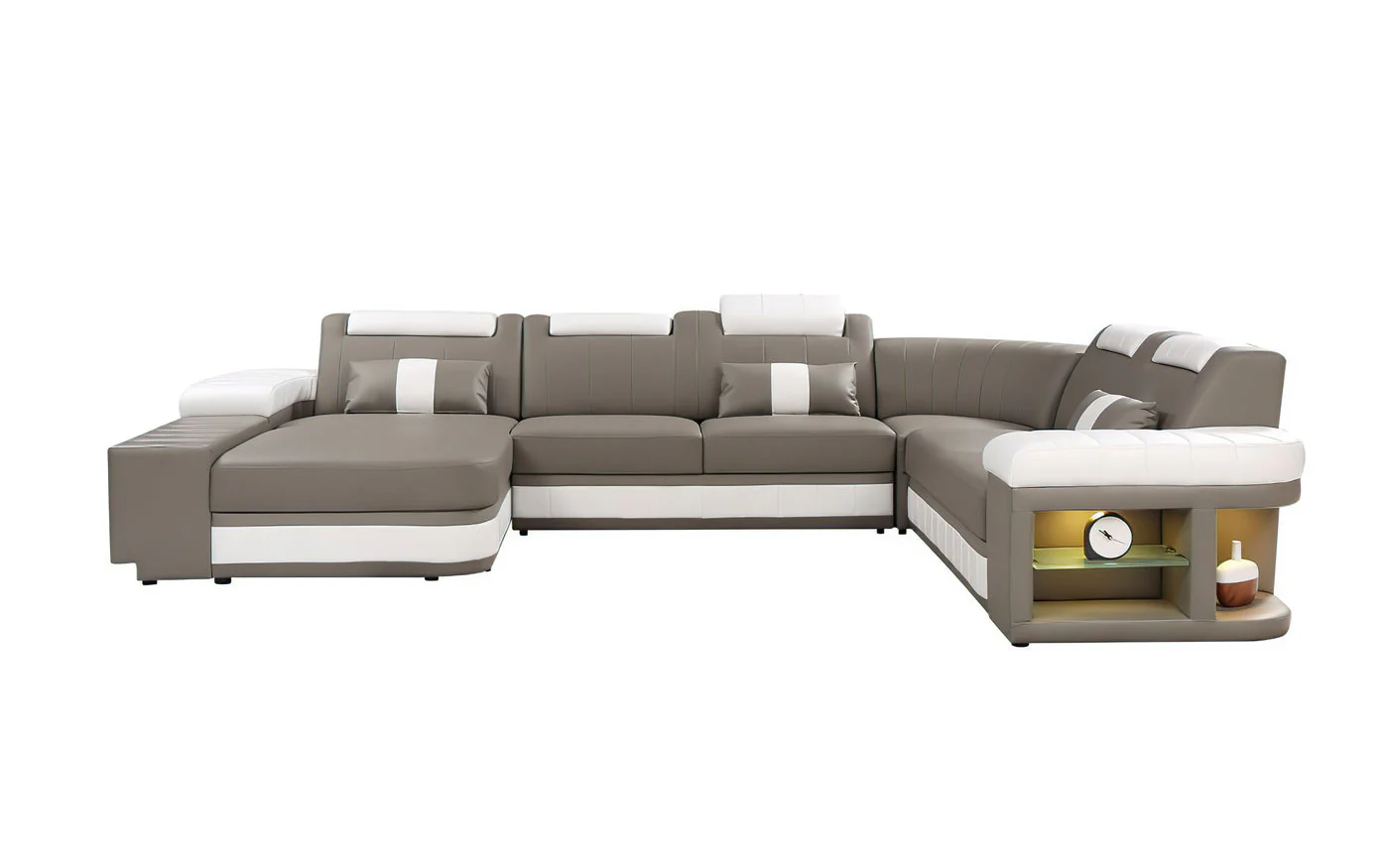 Luminous Comfort Modern LED Sectional - Image 4