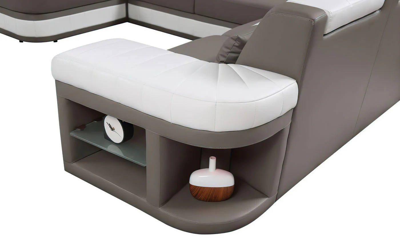 Luminous Comfort Modern LED Sectional - Image 5