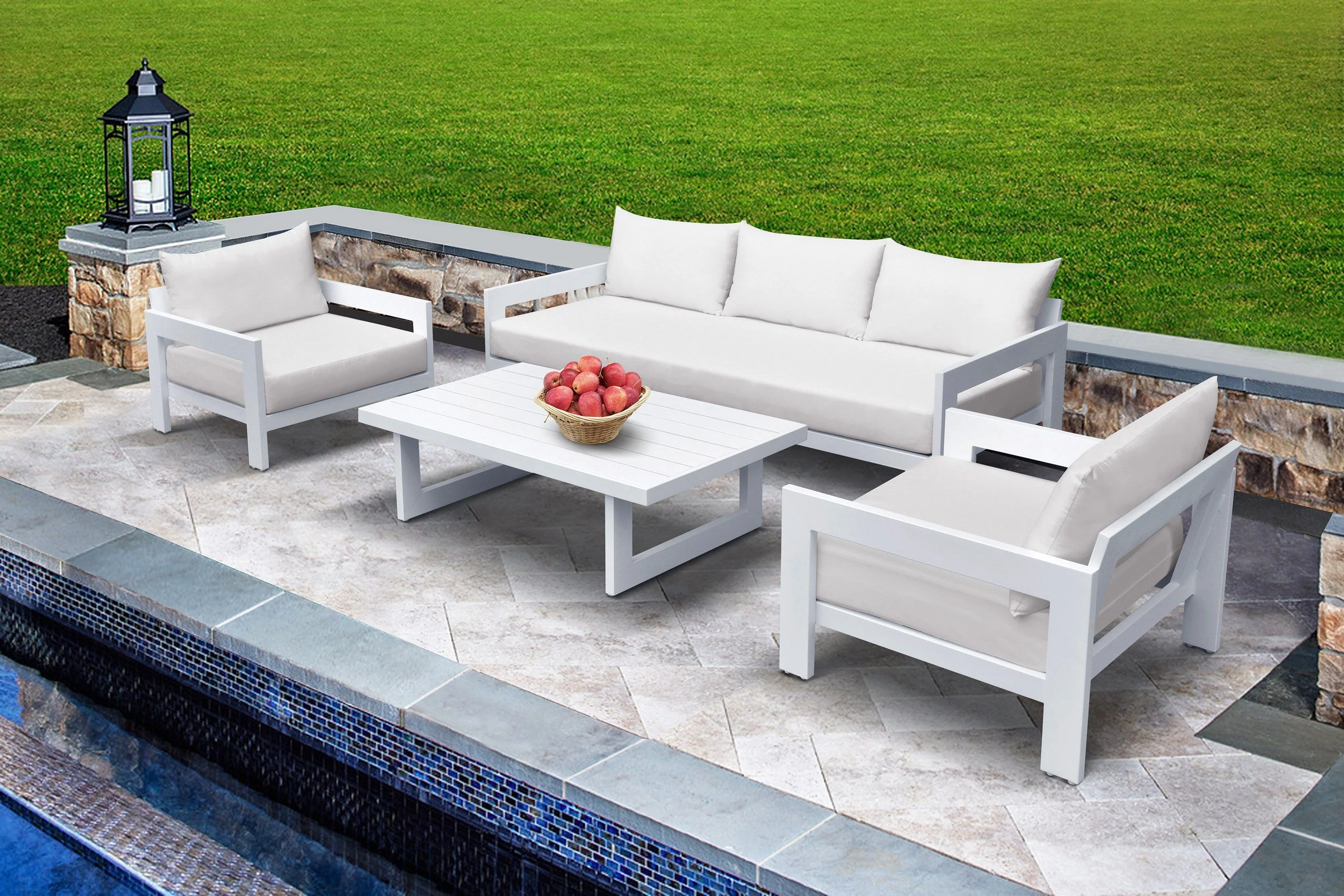 Luminous Haven-Modern Tranquility Outdoor Collection
