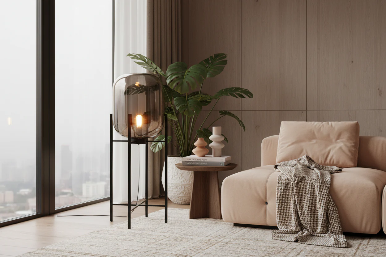Luna Capsule Floor Lamp - Image 3