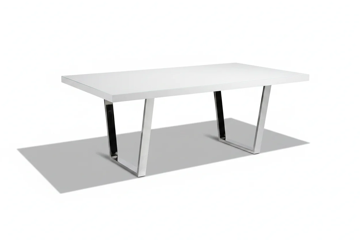 Luna Modern High-Gloss Dining Table