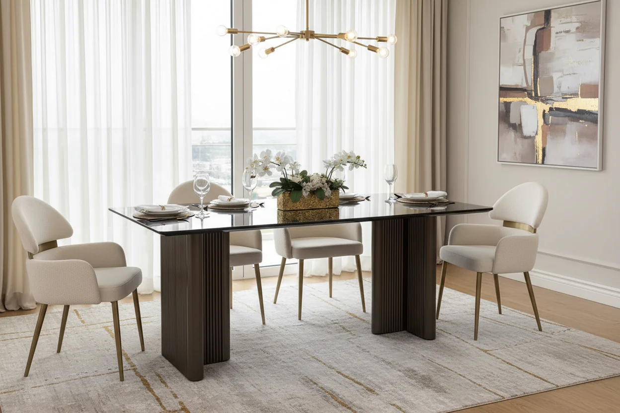Lusso Colonna Dining Table - Image 2