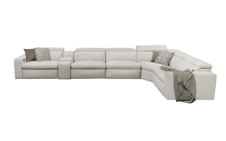 Pine Luxe Recliner Sectional Sofa - Image 12