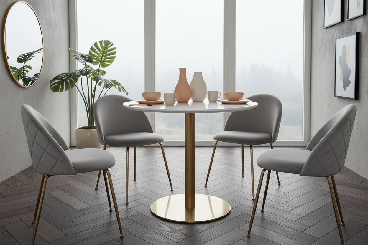 Luxe Velvet Dining Table/Side Table - Image 6