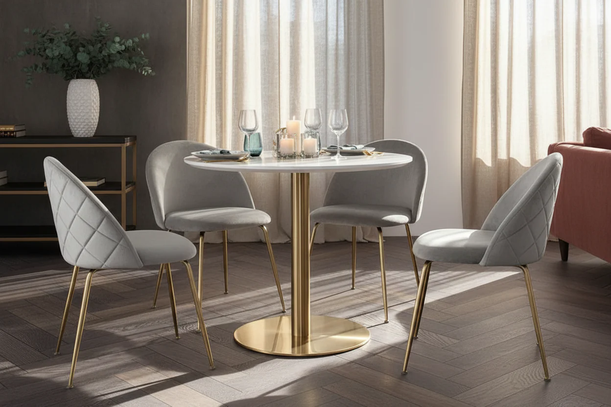 Luxe Velvet Dining Table/Side Table - Image 8