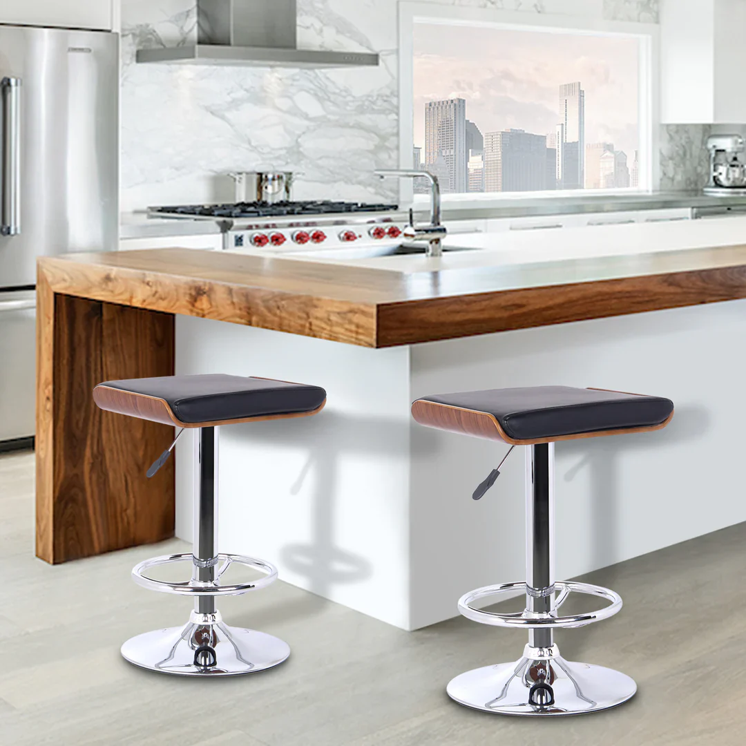 LuxeLift Adjustable Swivel Bar Stool - Image 6