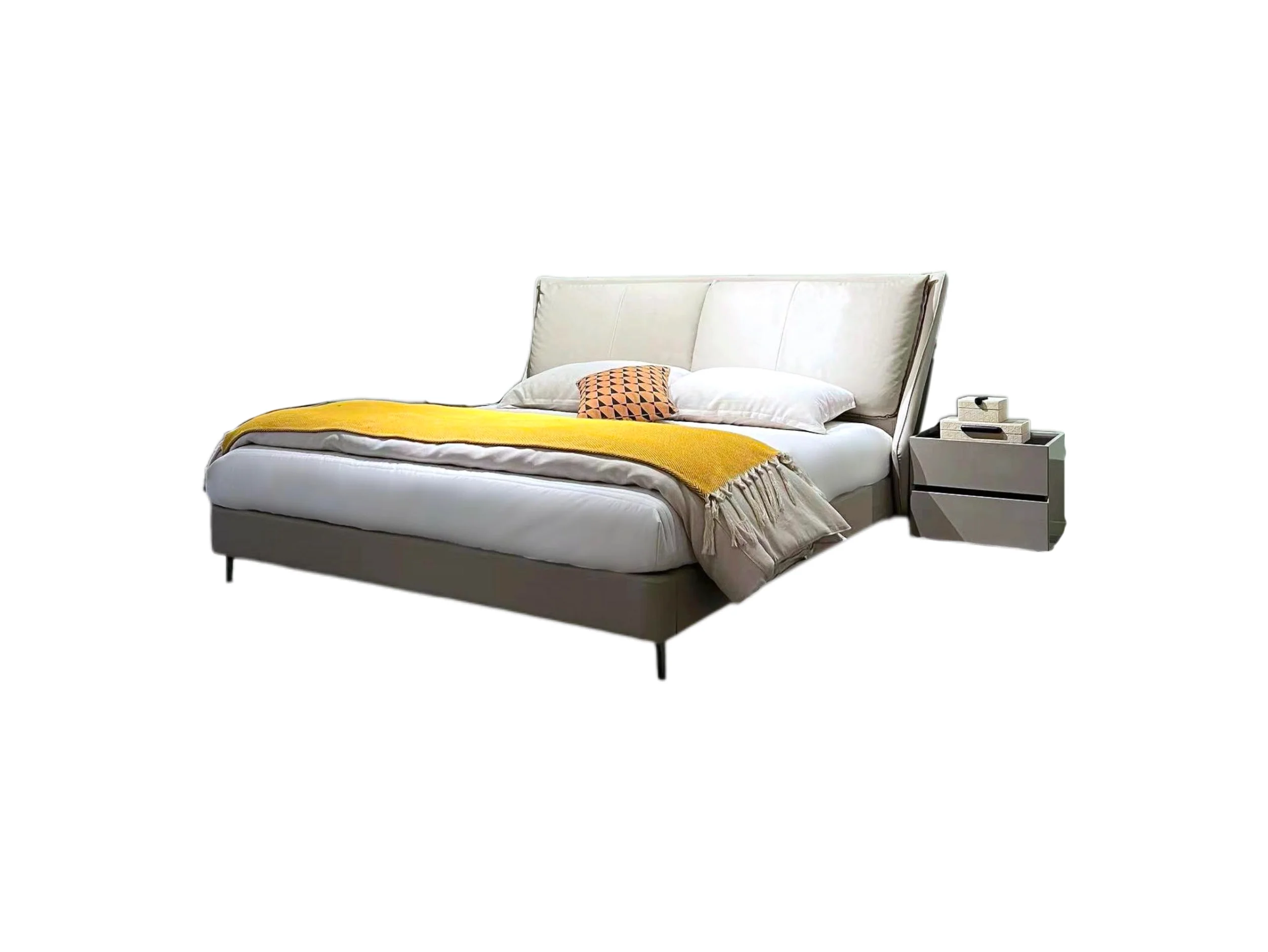 Luzio Modern Upholstered Bed - Image 13