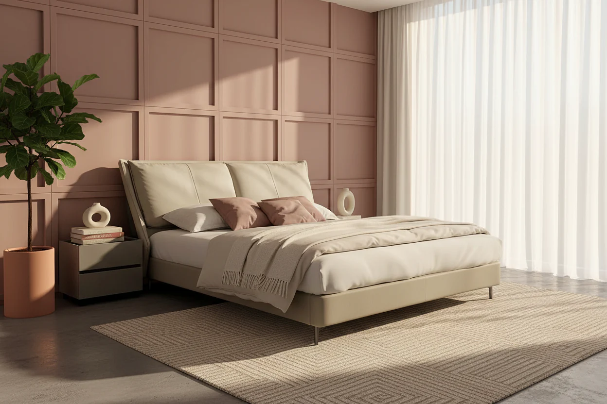Luzio Modern Upholstered Bed - Image 3