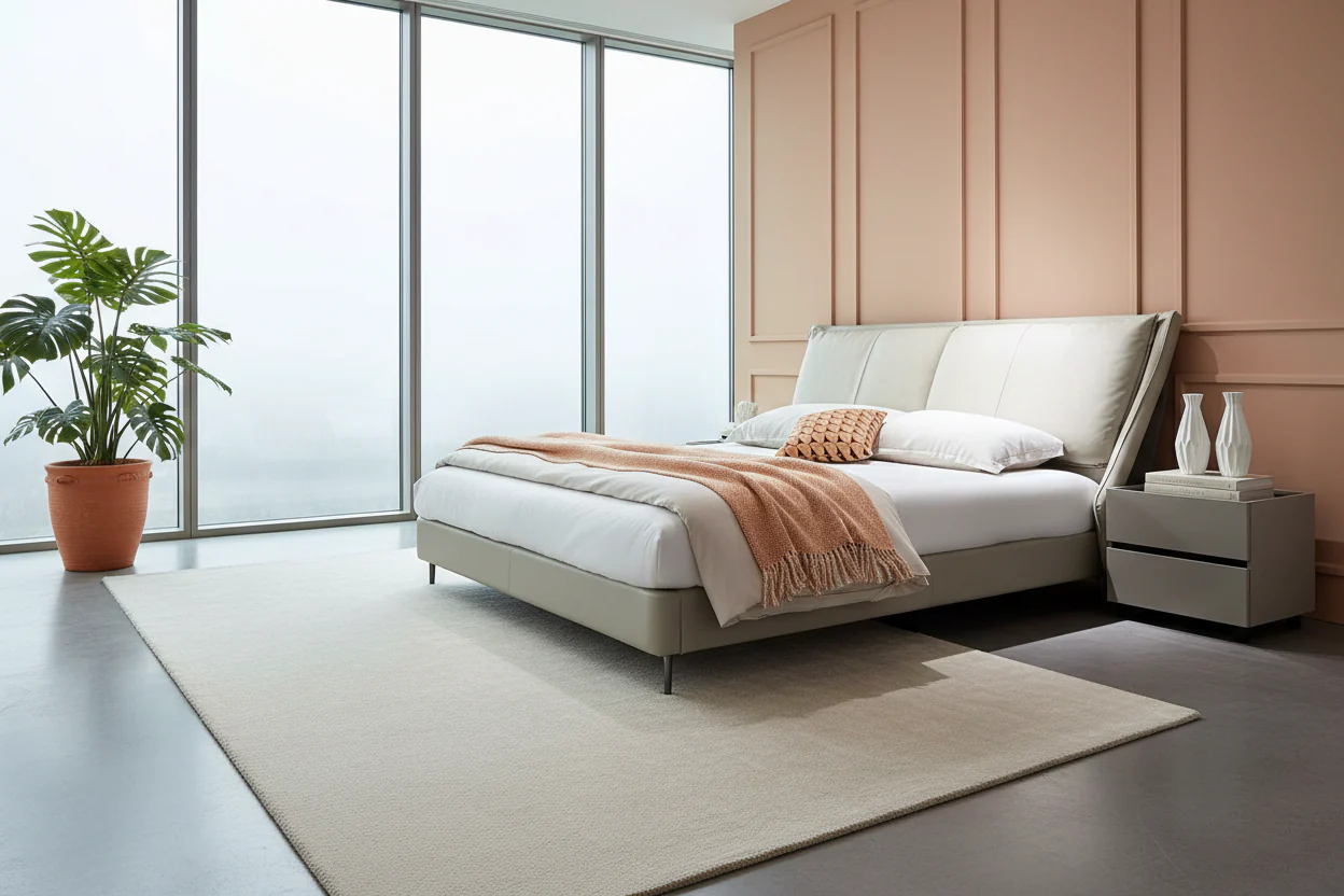 Luzio Modern Upholstered Bed - Image 4