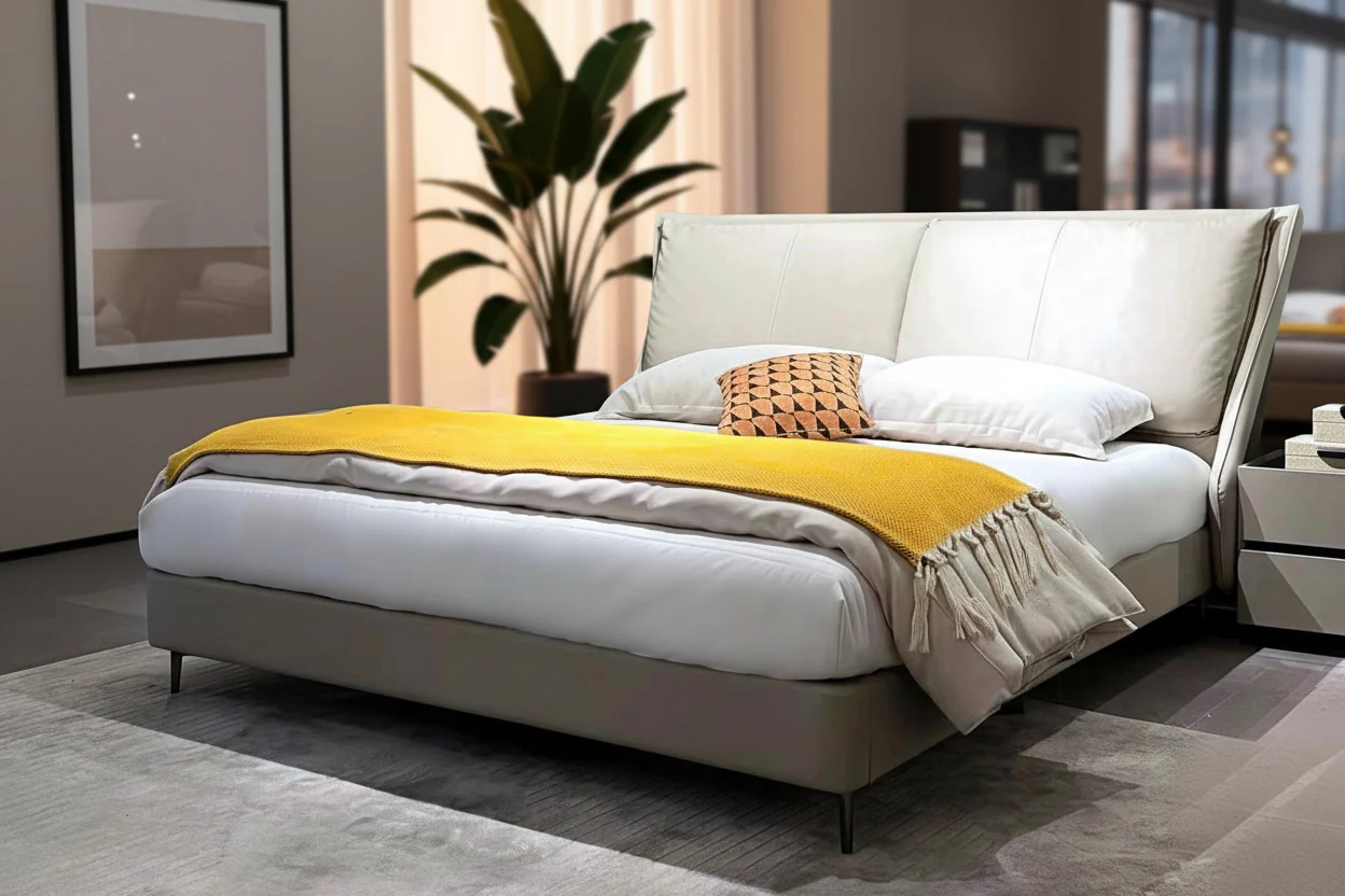 Luzio Modern Upholstered Bed - Image 9