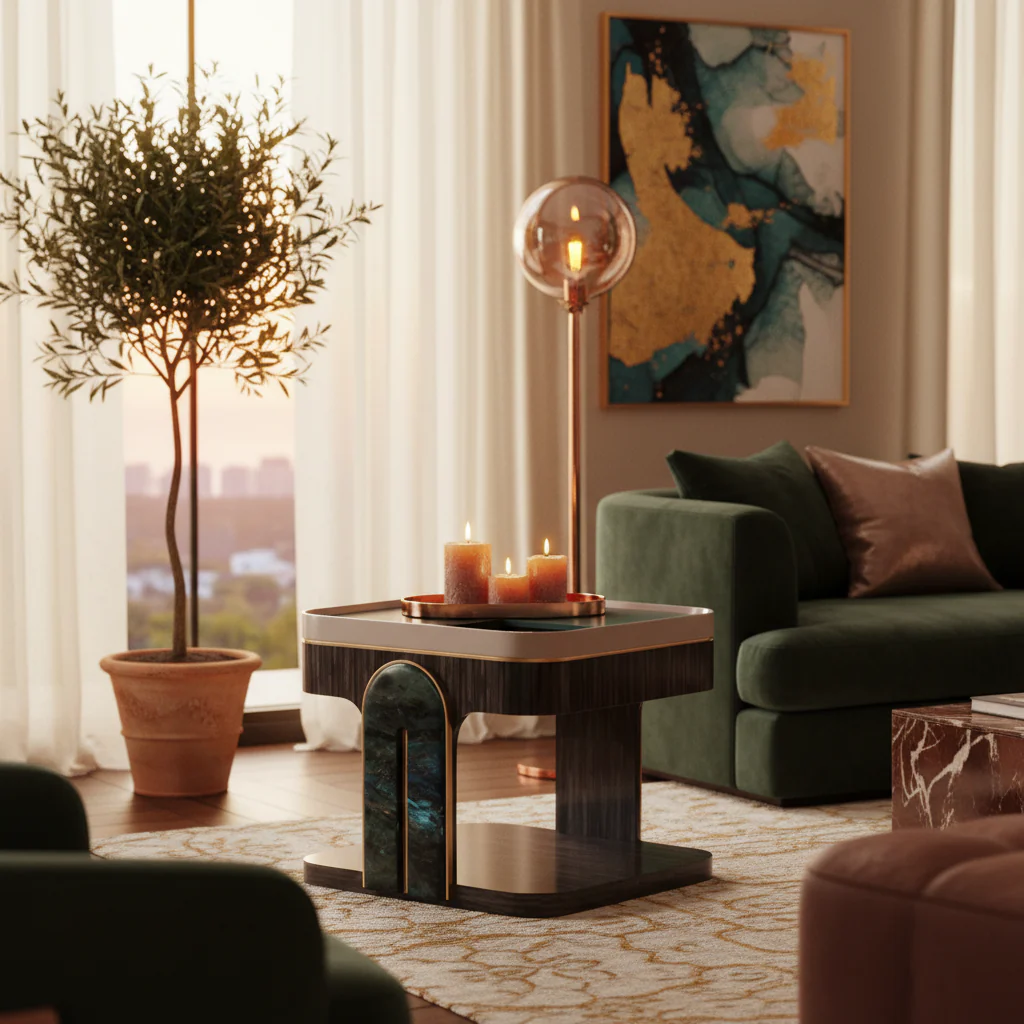 Majestic Emerald End Table - Image 7