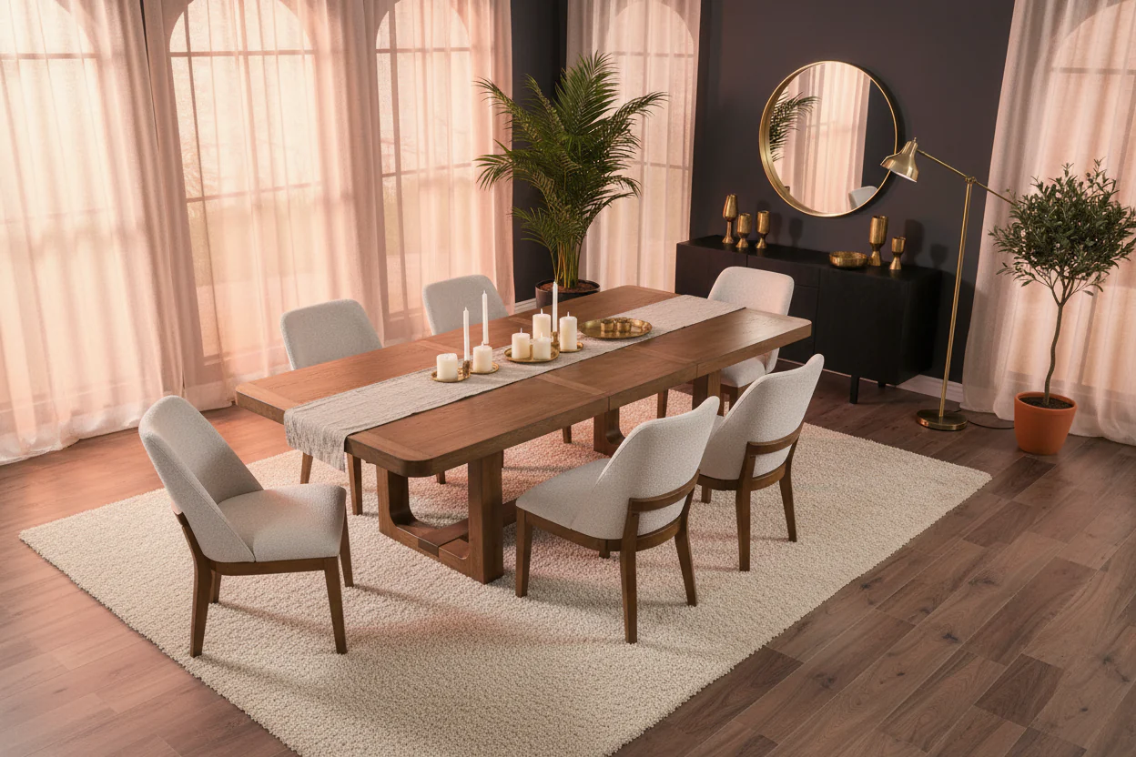 Mandal Expandable Dining Table - Image 3