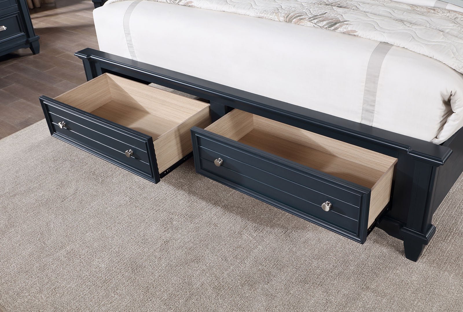 Manzanillo Tall Panel Platform Bed with Storage - Image 11