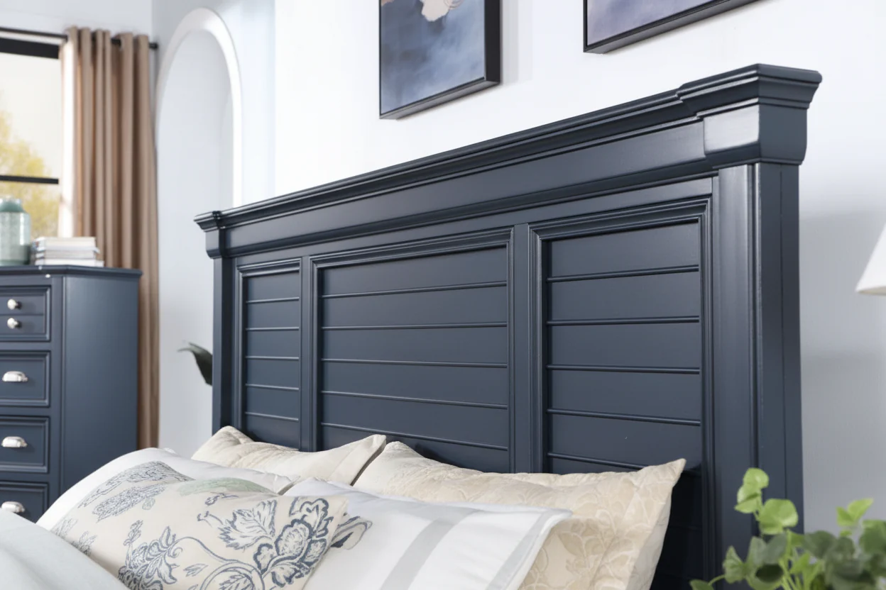 Manzanillo Tall Panel Platform Bed with Storage - Image 13