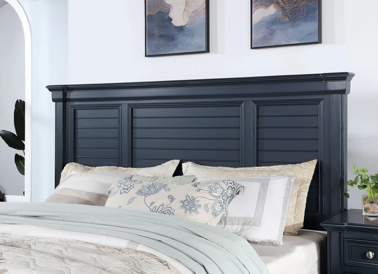 Manzanillo Tall Panel Platform Bed with Storage - Image 9