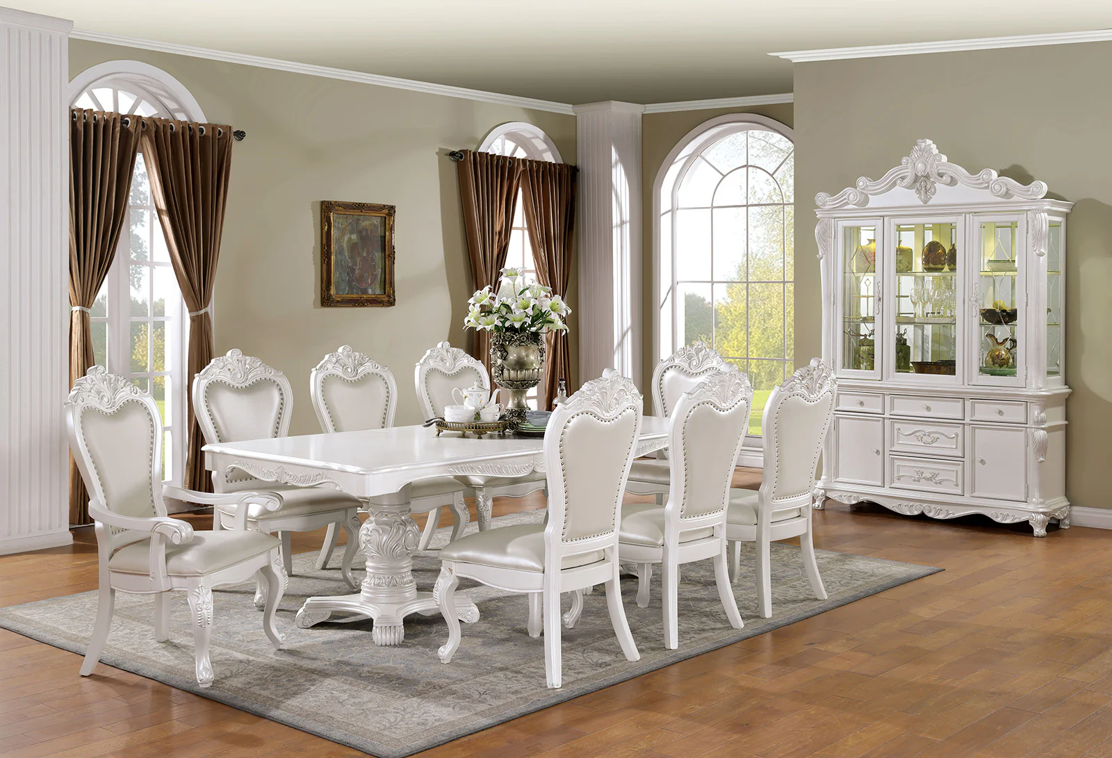 Manzanita Traditional Dining Table Set - Image 3