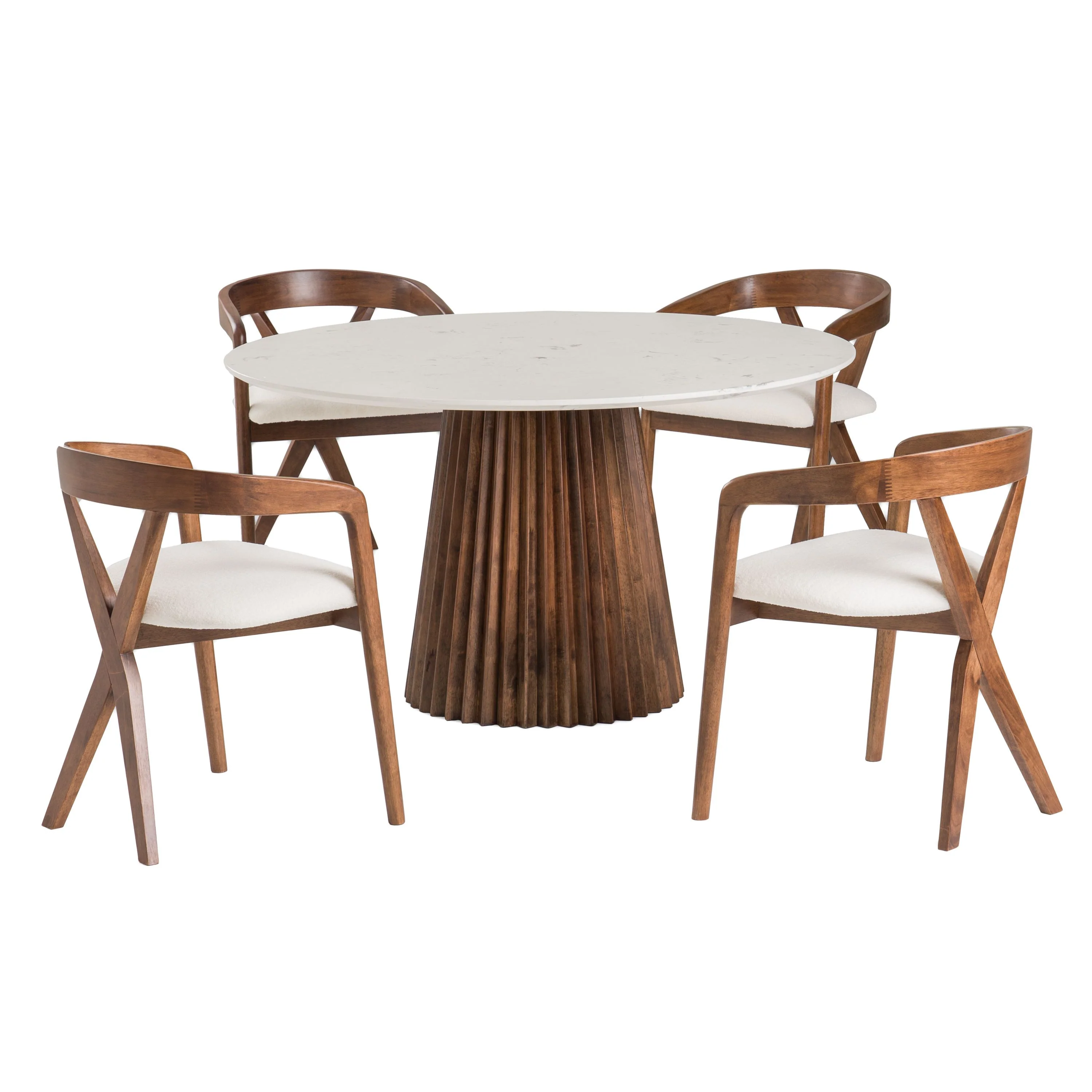 Marble - Luxe Round Dining Table - Image 13