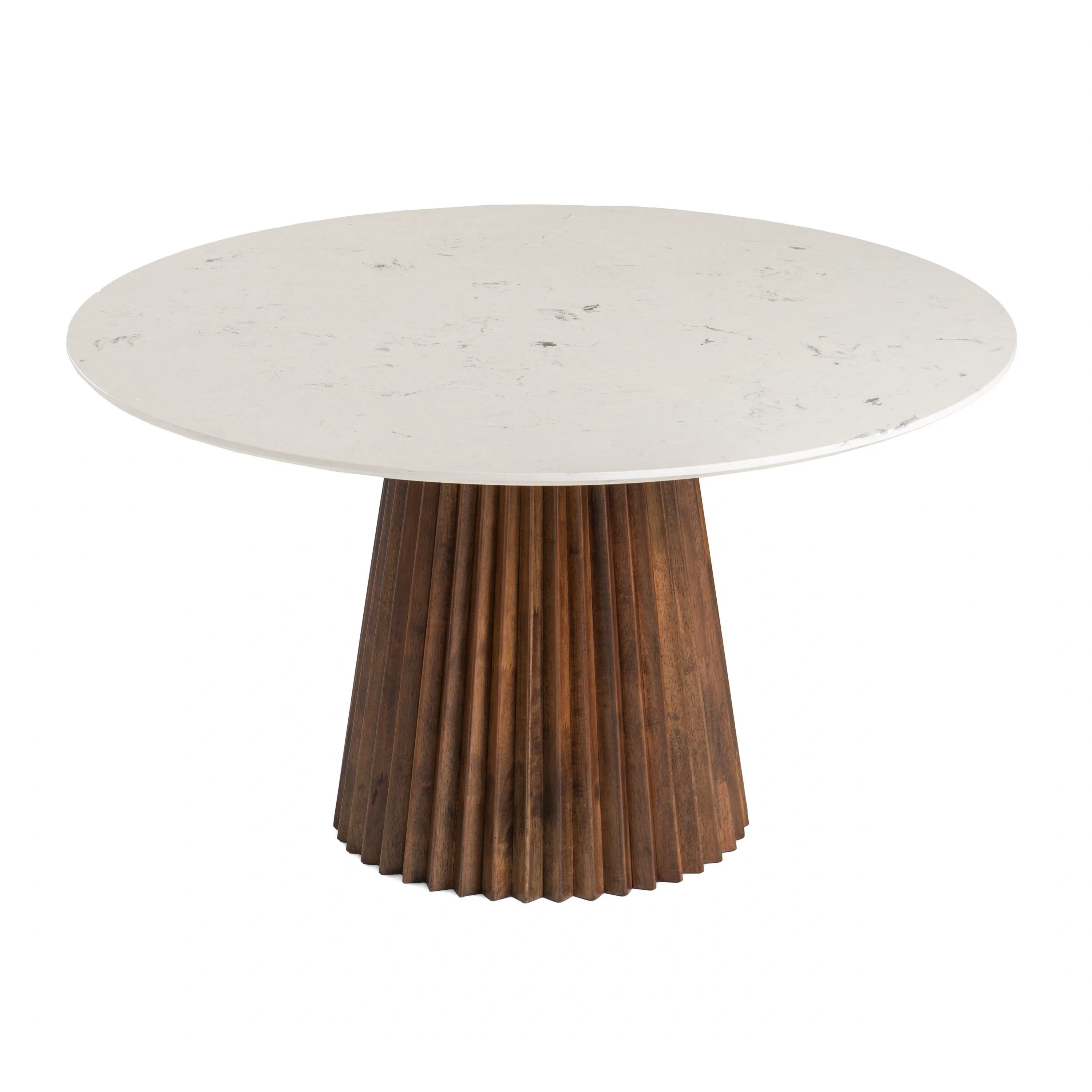 Marble Luxe Round Dining Table Set - Image 3