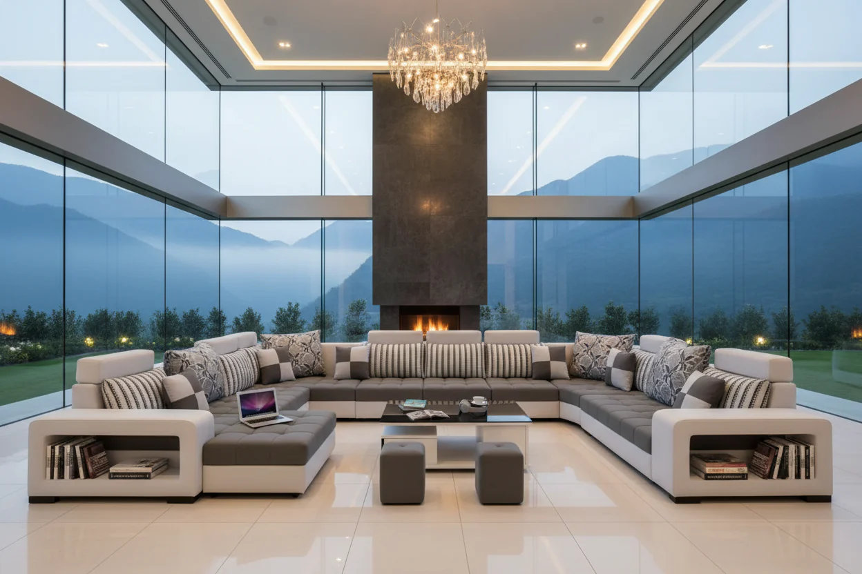 Marina Modular Tufted Sectional Style D - Image 10