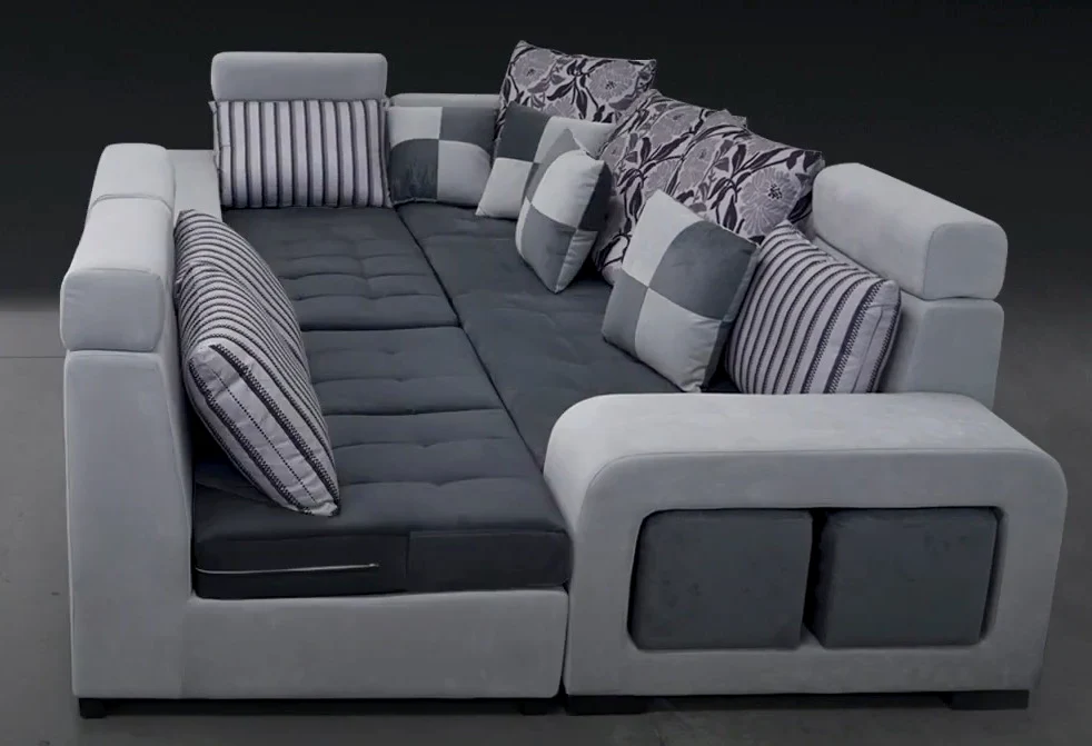 Marina Modular Tufted Sectional Style D - Image 9