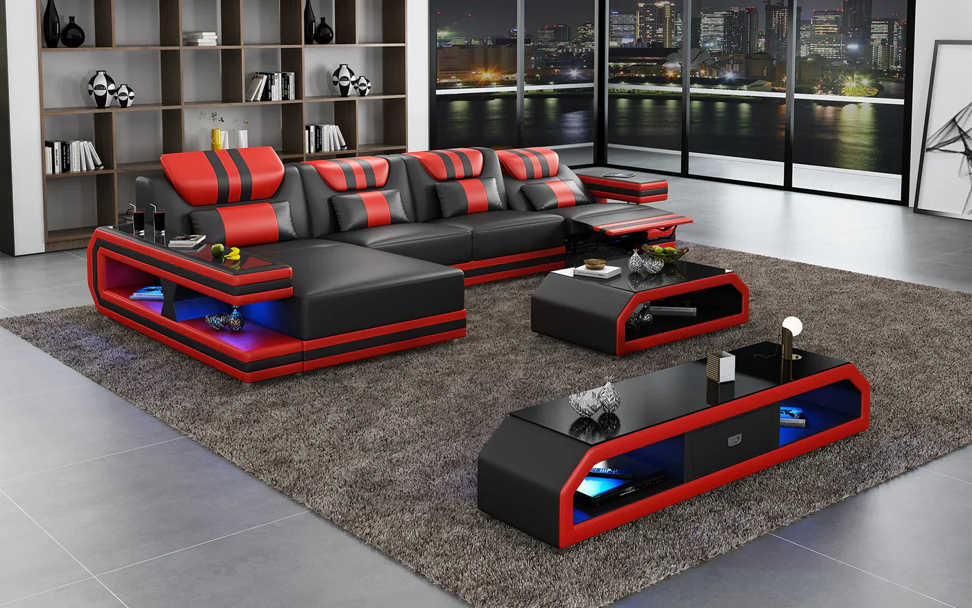 Maximas Modern Reclining Sectional - Image 2