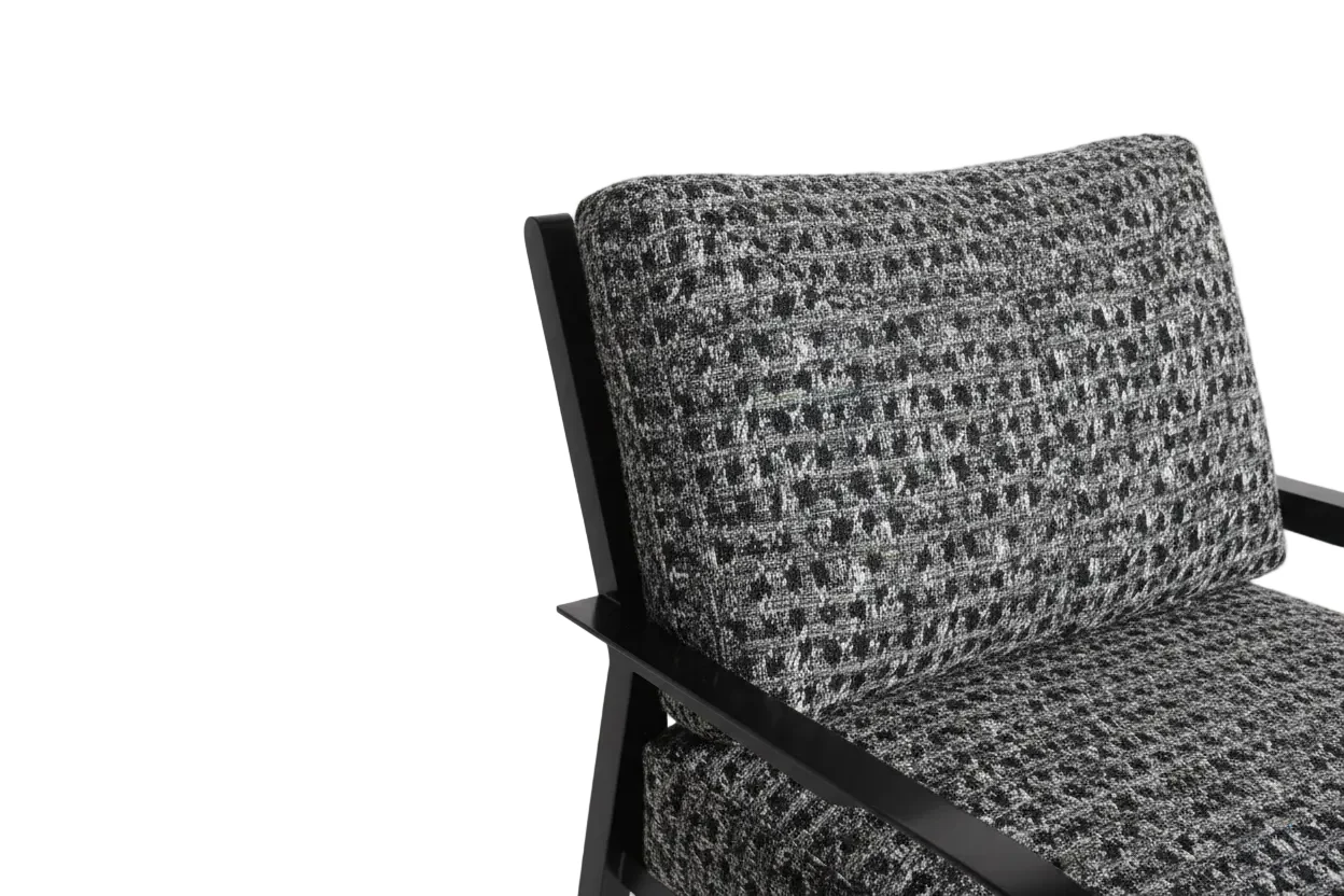 Noir Frame Lounge Chair - Image 3