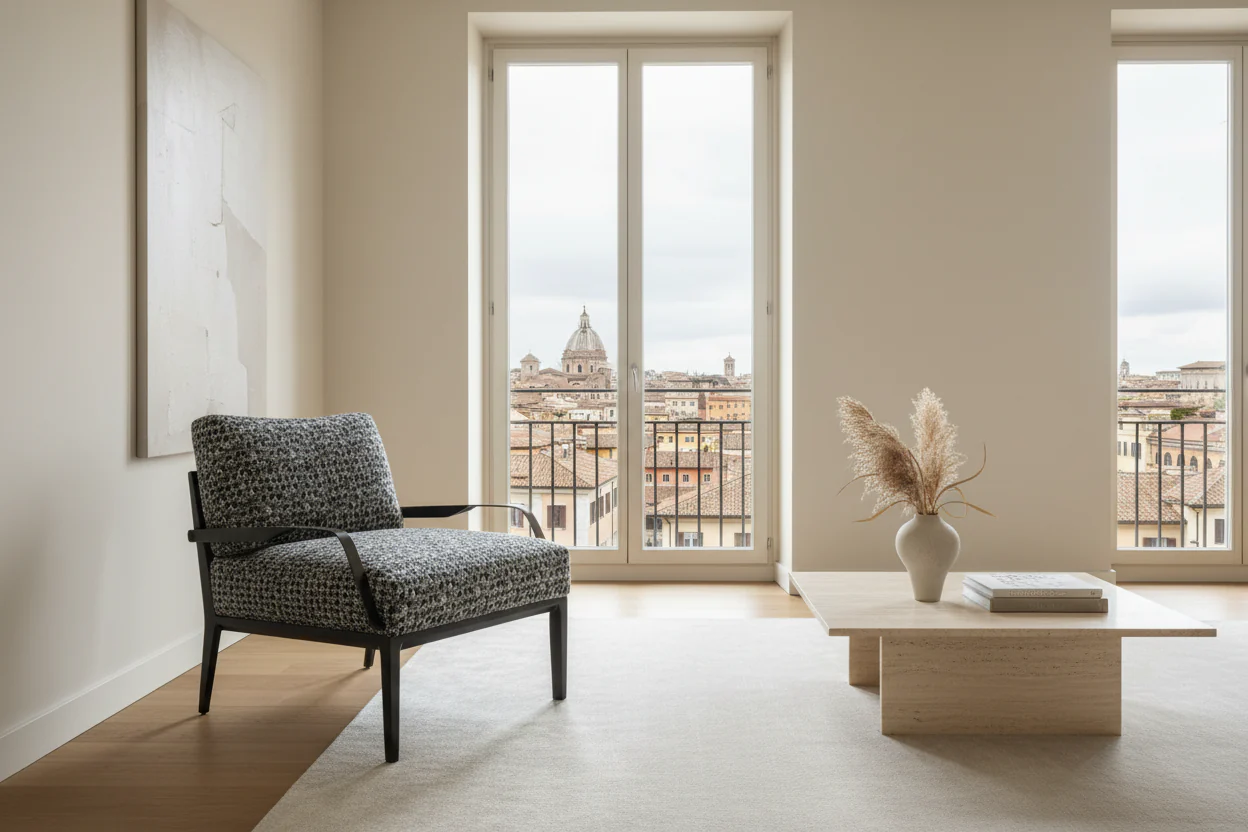 Noir Frame Lounge Chair - Image 6