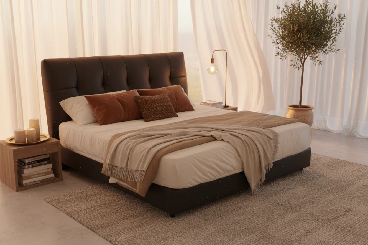 Metro Luxe Upholstered Bed - Image 2