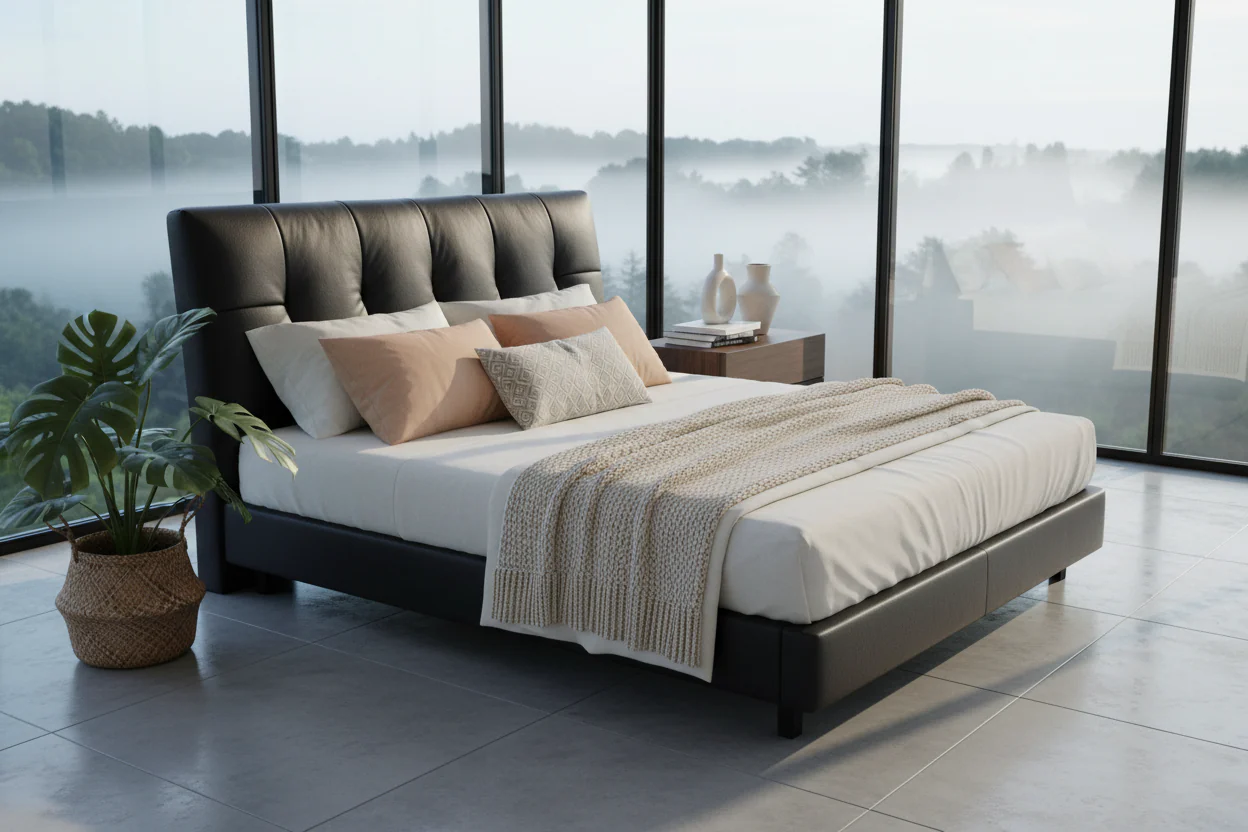 Metro Luxe Upholstered Bed - Image 3