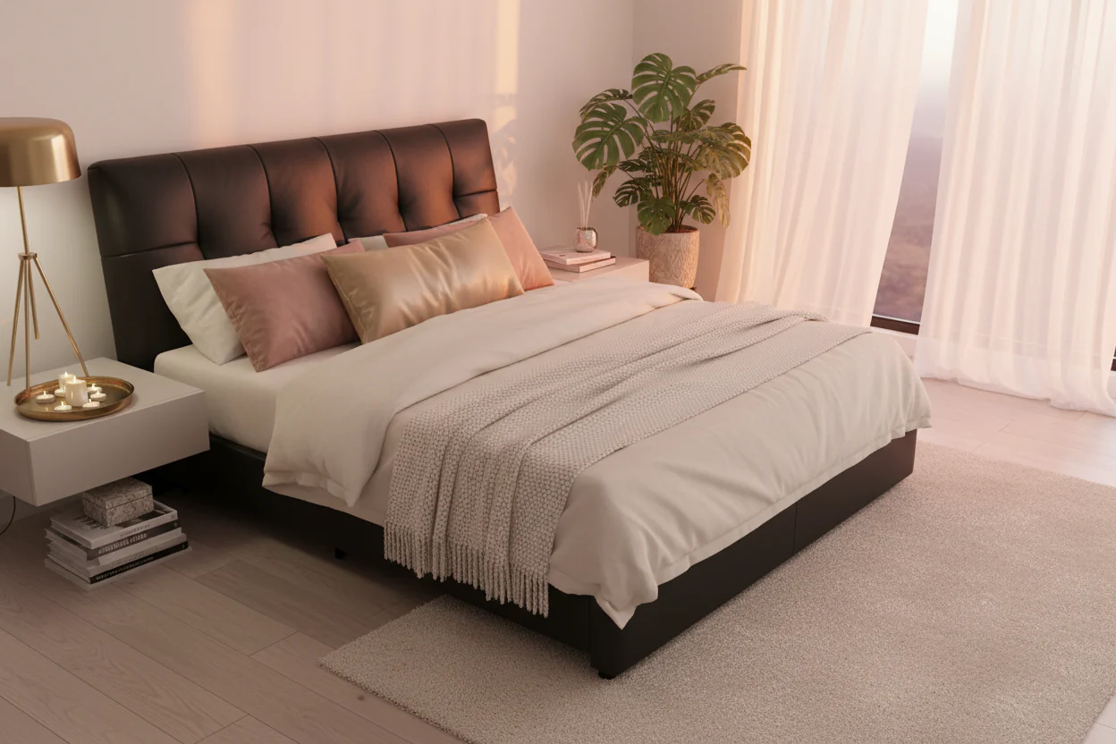 Metro Luxe Upholstered Bed - Image 8