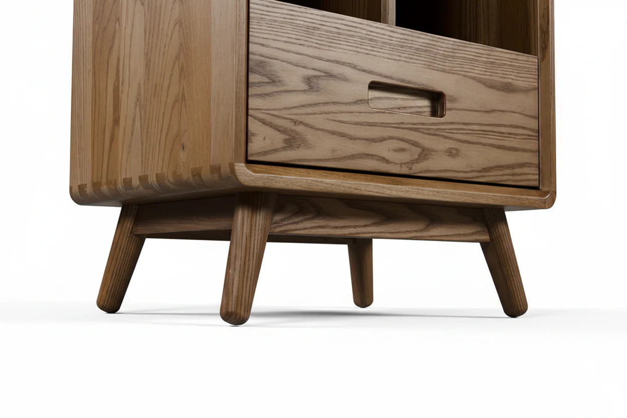 Mid-Century Open Storage Cabinet - Image 15