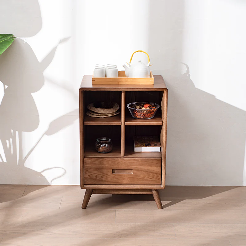 Mid-Century Open Storage Cabinet - Image 3