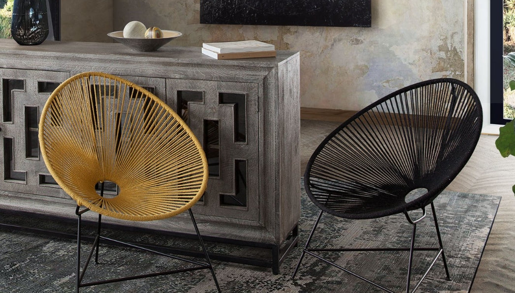 Mid-Century Rope Accent Chair - Image 3