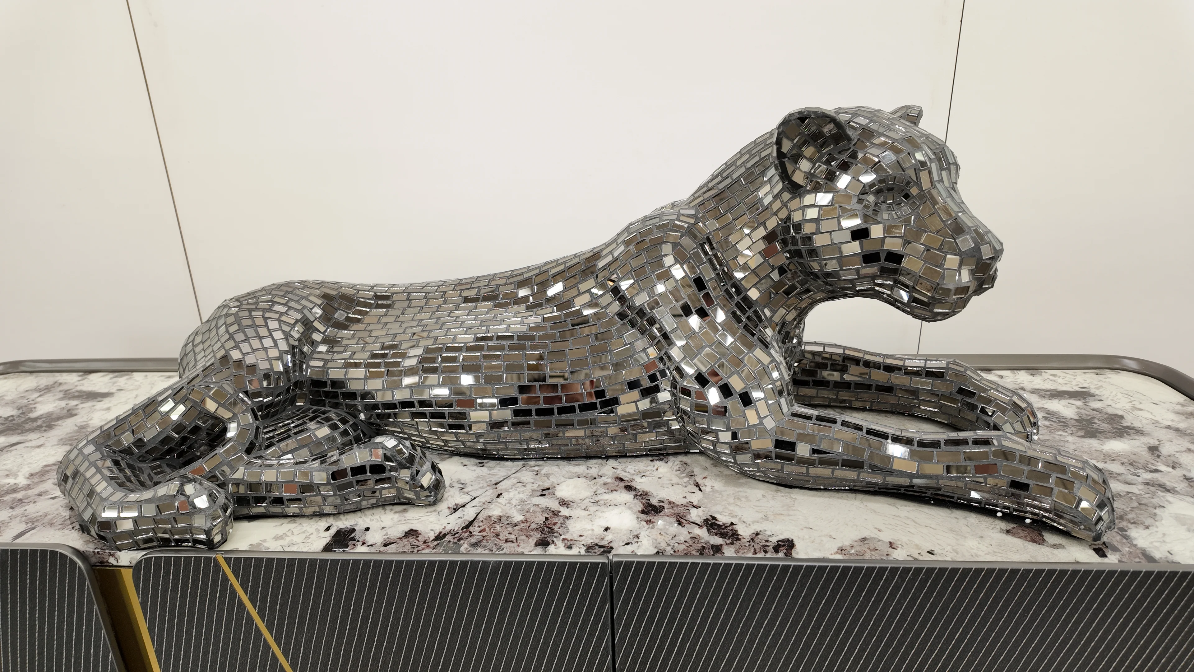Midnight Mirror Mosaic Panther - Image 5
